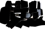 Porsche 911 930 74-85 Coupe Carrera Style Lightweight Black Felt Carpet Set. Fixed Price $475.00.