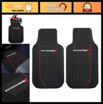 Automotive Floor Mat Set - Heavy Duty Black Rubber, Fits Dodge Vehicles, Easy. Fixed Price $68.99.