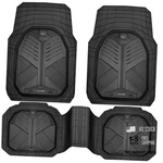 Heavy Duty Rubber Car Mats, Deep-dish Odorless Floor All Black. Fixed Price $57.25.