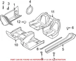 Genuine Oem Rear Floor Carpet 51478413495 For Bmw. Fixed Price $266.23.