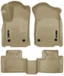 Husky Liners Fits 16-22 Dodge Durango Weatherbeater Tan Front & 2ND Seat Floor. Fixed Price $149.99.