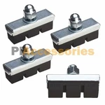 Pcs 2 Pairs High Grade Cycling Bicycle Bike Bolt On Brake Pads 40MM Rubber. Fixed Price $7.89.