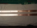 1961-1962 62-1963 63-64 1964 Chevrolet New Carpet Door Sill Riveted Plates, Usa. Fixed Price $99.95.