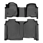 Smartliner SA0401/B0457 Front/rear Black Floor Silverado/sierra Crew. Fixed Price $183.99.
