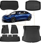 Bomely Tesla Model (2021-23) Floor Mats Set Of 6 Trunk Cargo Liner. Fixed Price $44.00.
