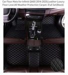 Custom Car Floor Mats For Infiniti QX60 2014-2020 (front+rear) Black.. Fixed Price $99.88.