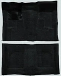 68-72 Chevelle Carpet Molded Black 80/20 Loop 2-DR Automatic Acc Rug. Fixed Price $241.96.