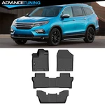 Fits 16-22 Honda Pilot 8-SEAT All Season 3D Floor Mats 7 Passenger Carpets Tpe. Fixed Price $76.99.