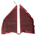 Acc Red Kick Panel Carpet Pair Mustang Coupe/ Fastback 65-68. Fixed Price $36.99.