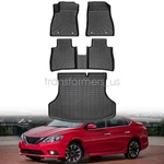 Tpe Floor Mats & Trunk Cargo Liner All Weather 4PCS Fits 2014-2019 Nissan Sentra. Fixed Price $108.49.