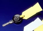 Slip N Grip Yellow Key Tags, Box 1000, Plastic, FB-P9933-24. Fixed Price $21.00.