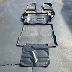 2017-2024 Nissan Armada Weathertech Floor Mats, 3 Rows & Cargo. Fixed Price $250.00.