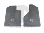 Mopar New Front Slate Gray Carpet Floor Mats For Dodge Ram 1500 2500 3500. Fixed Price $90.09.