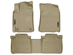 Husky Weatherbeater FRONT/2ND Row Floor Mats 3PC Fits 2015-2020 Tahoe, Yukon Tan. Fixed Price $149.99.