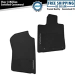 Oem Rubber Floor Mat Liner Black Kit Pair Set Of For 07-12 Toyota Tundra. Fixed Price $149.85.