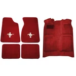 Acc Carpets Floor Original Style Molded Scarlet Red With Tri-bar Pony .... Fixed Price $302.98.