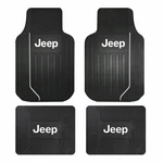New Jeep Elite Logo All Weather Heavy Duty Rubber Front / Back Floor Mats Set. Fixed Price $47.97.