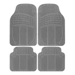 Bdk 3-PIECE Gray Rubber Floor Mats (front + Rear), Heavy Duty Universal Fit L.... Fixed Price $27.99.