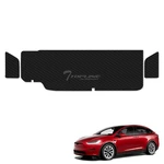 Topline For 21-23 Tesla X 6/7 Seats Honeycomb Rubber All Weather Trunk Mats 3PC. Fixed Price $45.00.