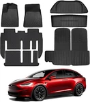 Kikimo 9PCS For Tesla Model Y Floor Mats 7 Seater 2022-2023. Fixed Price $79.99.