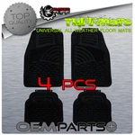New Rugged Tuff 4 Pcs Floor Mats Black Extended Crew Cab Pick Up All Weather. Fixed Price $58.88.