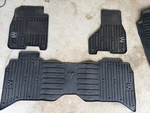 2013-2018 Ram 1500 Crew Cab Oem Mopar All Weather Rubber Floor Mats Set Black. Fixed Price $155.00.