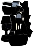 Porsche 911 930 74-85 Coupe Carrera Style Black Plush Interior Carpet Set. Fixed Price $495.00.