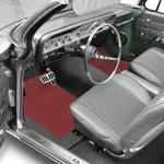 For Chevy Camaro 67-69 Oer 1ST & 2ND Row Red Rubber Floor Mat Set Bowtie Logo. Fixed Price $333.59.