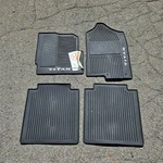 Oem Front & Rear All Weather Floor Mat Set 999E1W4000 For Nissan Titan 16-24. Fixed Price $84.99.