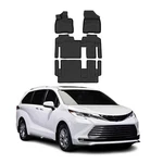 Omac Floor Mats Liner For Toyota Sienna 2021-2024 8 Seat Tpe All-weather Pcs. Fixed Price $59.99.