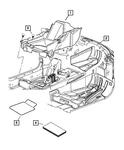 Genuine Mopar Tunnel Silencer Left 5112123AA. Fixed Price $19.15.