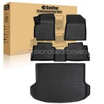 4PCS Tpe Floor Mats & Trunk Cargo Liners Full Set For 2021-2025 Kia Seltos Black. Fixed Price $83.19.