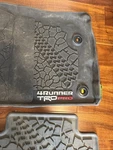 Genuine Toyota 2014-2024 4RUNNER Trd Pro All Weather Rubber Floor Liners/mats. Fixed Price $100.00.