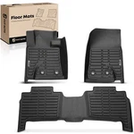 3PCS Front & Rear Black Floor Mats Liners For Toyota Land Cruiser Lexus LX570. Fixed Price $95.99.