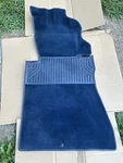 Mercedes W201 190E Front Left + Right Oem Floor Carpet Mat Set Blue Local Pick. Fixed Price $159.00.