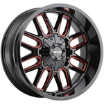 Mayhem 8107 Cogent 20X9 5X5.5"/5X150 +0MM Black/red Wheel Rim 20" Inch. Fixed Price $354.99.
