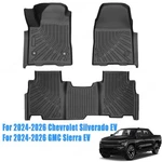 Floor Mats Liners For 2024-2026 Chevrolet Silverado Gmc Sierra Tpe Anti-slip. Fixed Price $80.99.