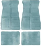 Oer Light Blue 4 Piece Rubber Floor Mat Set For 1973-1981 Firebird Camaro Nova. Fixed Price $124.98.