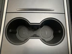 Tesla Model 3 / Tpe Console Cup Holder Insert Black Or Grey 2021-2024 Brauma. Fixed Price $12.68.