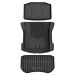 Lasfit 3D Tpe Frunk & Rear Trunk Liners + Cargo Mat For Tesla Model 2021-2023. Fixed Price $90.00.