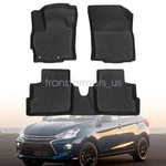 Tpe Front & 2ND Row Floor Mats Liners For 2014-2020 Mitsubishi Mirage Hatchback. Fixed Price $101.55.