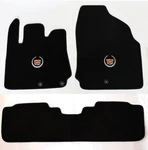 New! Black Floor Mats 2010 - 2016 Cadillac Srx Official Crest Logo In Silver 3PC. Fixed Price $154.47.