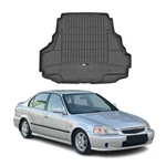 Omac Premium Cargo Mats Liner For Honda Civic 1996-2000 Sedan All-weather. Fixed Price $99.99.