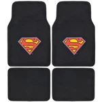 New 4PCS Set Superman Classic Logo Black Truck Front Back Carpet Floor Mats. Fixed Price $45.89.