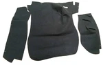 Porsche 911 930 86-89 Perlon Felt Front Trunk Carpet Kit-black For Lhd. Fixed Price $185.00.