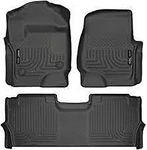 2017-2022 Super Duty Oem Ford Tray Style Molded Black Floor Mat Set 3PC Ext/crew. Fixed Price $224.00.