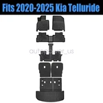 For 2020-2025 Kia Telluride Tpe Floor & Backrest Mats Trunk Cargo Liners Set. Fixed Price $126.49.
