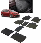 Oem Toyota Sienna Black All Weather Floor Mat (8 Pieces) Fits Select 2013-2020. Fixed Price $152.00.