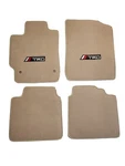 For 07-11 Toyota Camry Nylon Floor Mats Carpet 4PC Set Beige W/emblem. Fixed Price $57.98.
