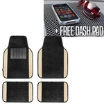 Carpet Floor Mats With Beige Trim Fit Most Car, Truck, Suv, Van Free Dash Pad. Fixed Price $32.99.